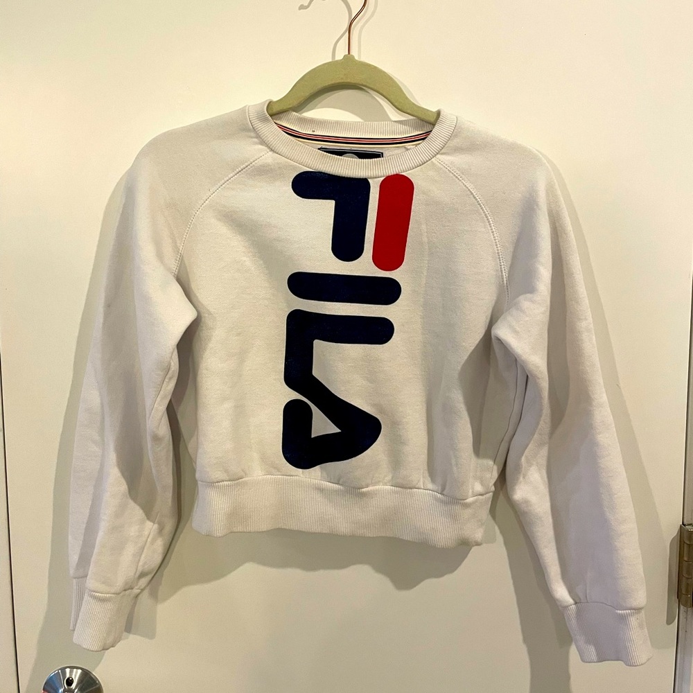 FILA Sweatshirt || XS cropped vintage sweatshirt
